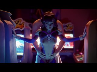 3d porno overwatch d va fucks after the skating rink