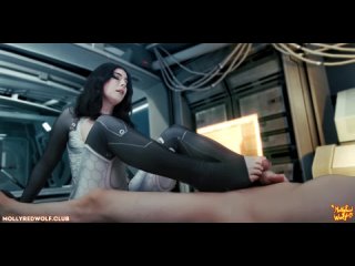 molly red wolf - mass effect. sexual edition big ass young